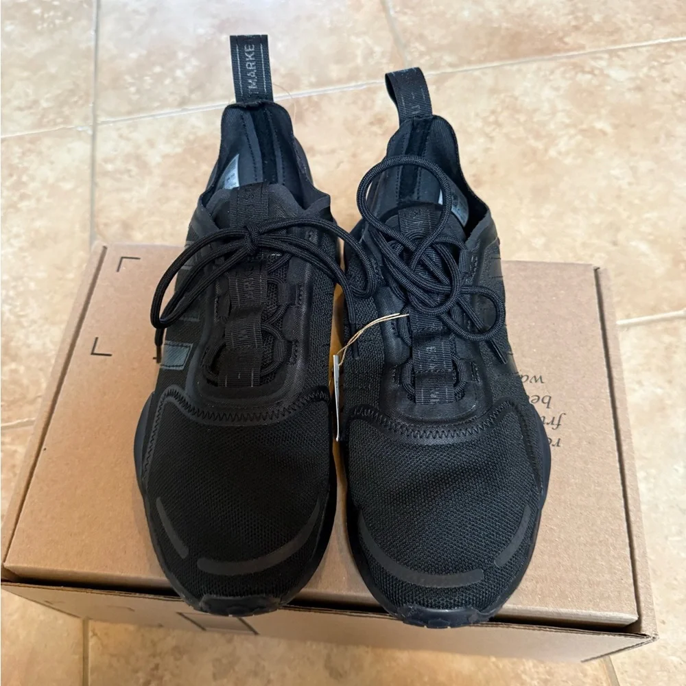 ADIDAS men’s Black Athletic Sneakers - Two different sizes